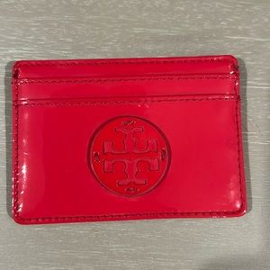 Tory Burch Pink Pantent Leather Card holder